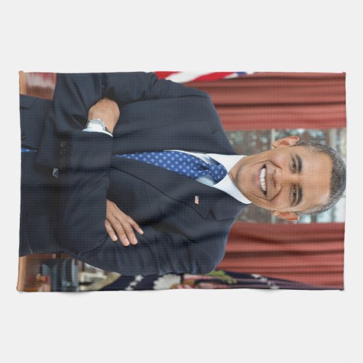 Barack Obama Handtuch (Horizontal)