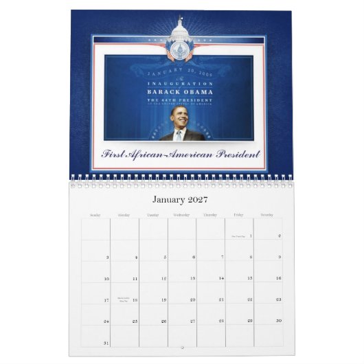 Barack Obama - Herr Präsident Kalender (Jan 2027)