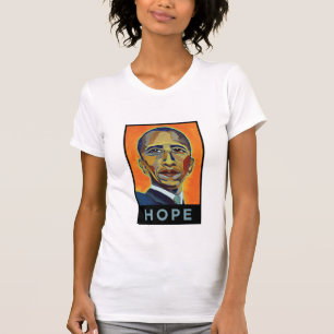 Barack Obama - Hoffnung - besonders angefertigt T-Shirt