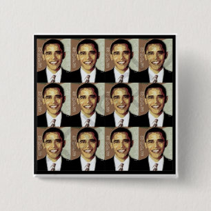 BARACK OBAMA HOFFNUNGS-BUTTON BUTTON