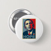 Barack Obama Hoffnungs-Plakat Button (Vorne & Hinten)