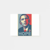 Barack Obama Hoffnungs-Plakat Post-it Klebezettel (Vorderseite)