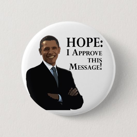 Barack Obama: Hope Button (Vorderseite)