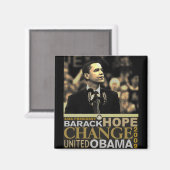 Barack Obama Hope Magnet (Vorderseite/Rückseite)
