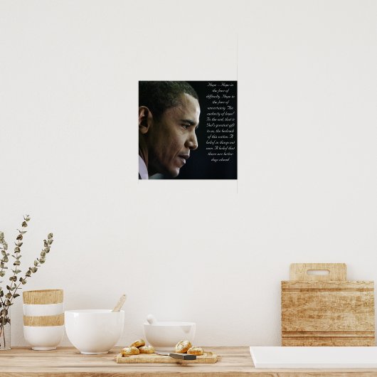 Barack Obama Hope Poster (Küche)