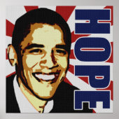 Barack Obama Hope Poster (Vorne)