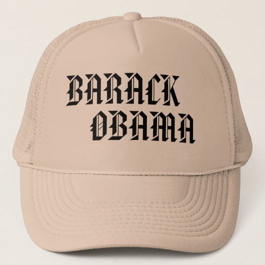 Barack Obama Hut #1 Truckerkappe (Vorderseite)