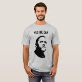 Barack Obama: JA, DAS WIR KÖNNEN. Lange Ärmel T-Shirt (Vorne ganz)