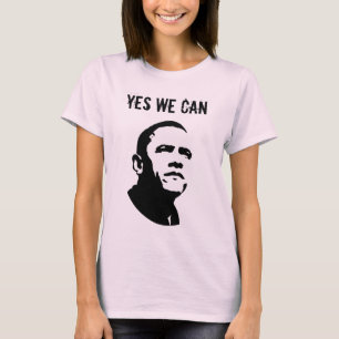 Barack Obama JA KÖNNEN WIR (beide Seiten) T-Shirt