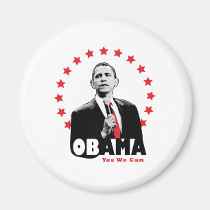 Barack Obama - ja können wir Magnet