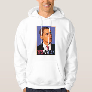 Barack Obama "ja können wir" mit Kapuze Sweatshir Hoodie