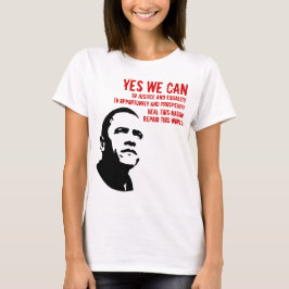 Barack Obama: JA KÖNNEN WIR… rd T-Shirt