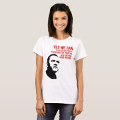 Barack Obama: JA KÖNNEN WIR… rd T-Shirt (Vorne ganz)