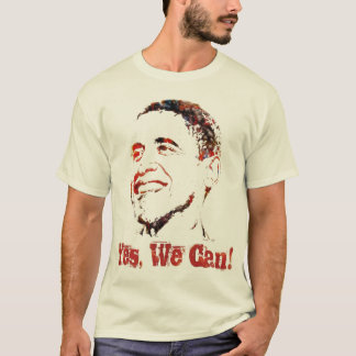 Barack Obama - ja können wir! T-Shirt