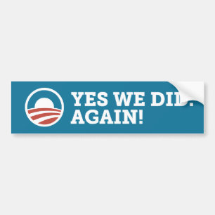 Barack Obama ja wiederholten wir Autoaufkleber