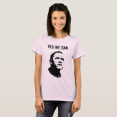 Barack Obama JA WIR (beide Seiten) T-Shirt (Vorne ganz)
