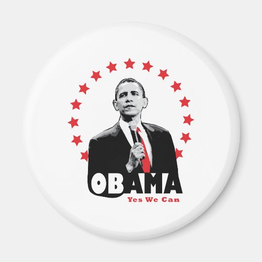 Barack Obama - Ja, wir können Magnet (Vorne)