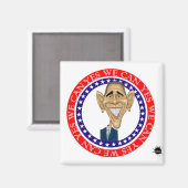 Barack Obama Ja, wir können Magnet (Vorderseite/Rückseite)