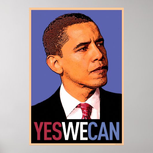 Barack Obama - Ja, wir können Poster (Vorne)