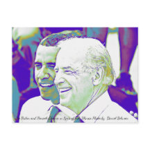 Barack Obama & Joe Biden Foto Postcard