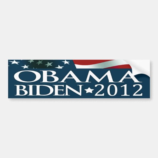 Barack Obama Joe Biden Wahl 2012 Autoaufkleber (Vorne)