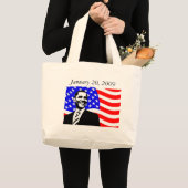 Barack Obama Jumbo Stoffbeutel (Vorderseite (Produkt))