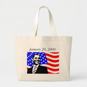 Barack Obama Jumbo Stoffbeutel