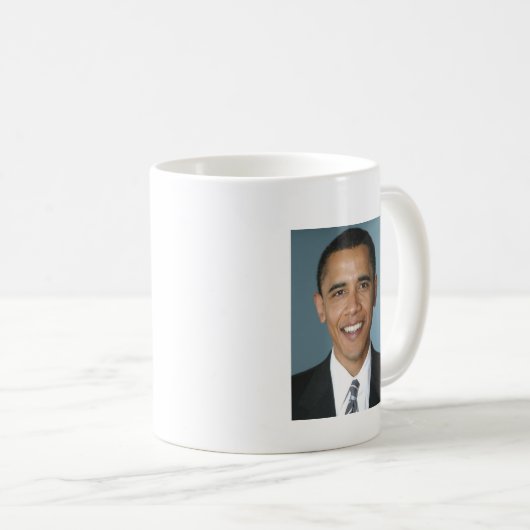 Barack Obama Kaffee-Tasse Kaffeetasse (VorderseiteRechts)