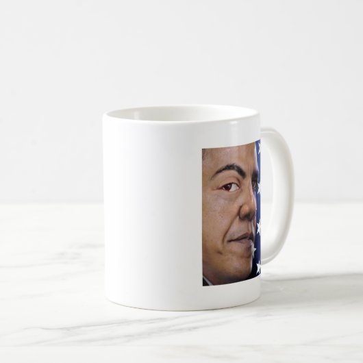 Barack Obama Kaffeetasse (VorderseiteRechts)