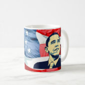 Barack Obama Kaffeetasse (VorderseiteRechts)