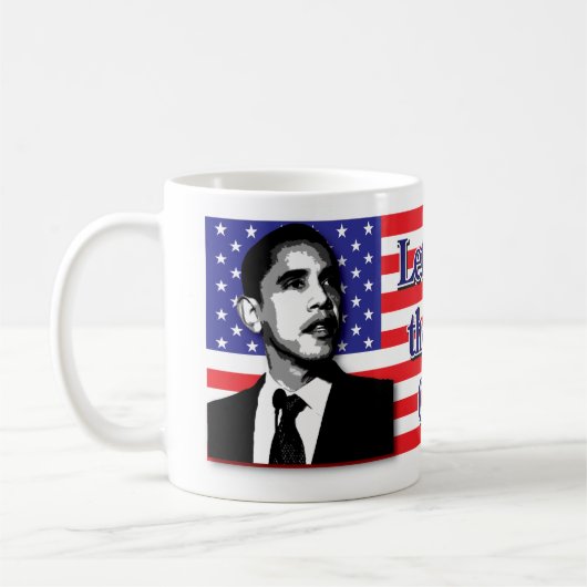 Barack Obama Kaffeetasse (Links)