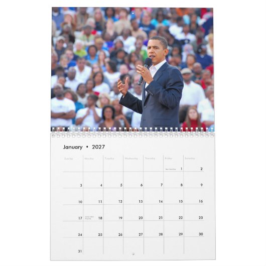 Barack Obama Kalender (Jan 2027)