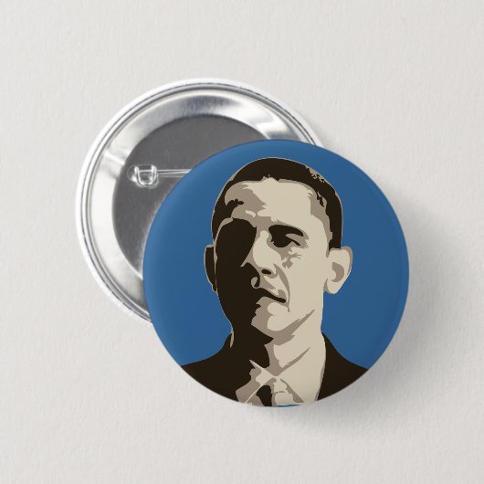 Barack Obama Kampagnen-Knopf Button (Vorne & Hinten)