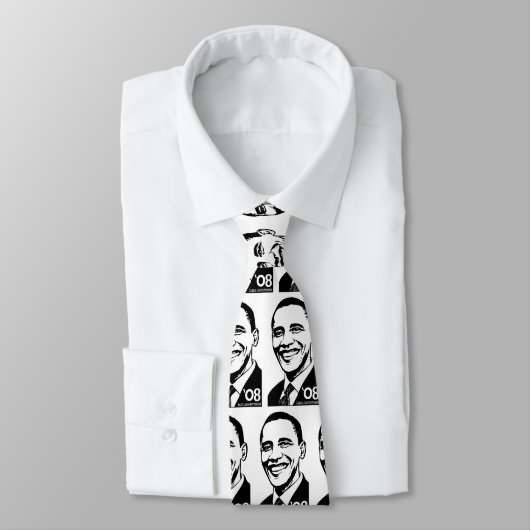 Barack Obama Karo-Krawatte Krawatte (Gebunden)
