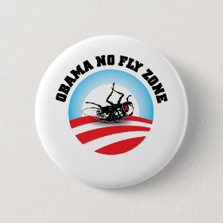 Barack Obama keine Fliegen-Zone Button