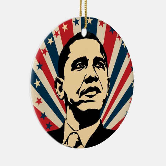 Barack Obama Keramikornament (Rechts)
