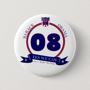 Barack Obama Knopf Button