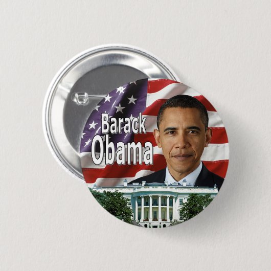 Barack Obama Knopf Button (Vorne & Hinten)