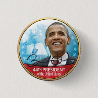 Barack Obama Knopf Button