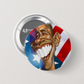 Barack Obama Knopf Button (Vorne & Hinten)