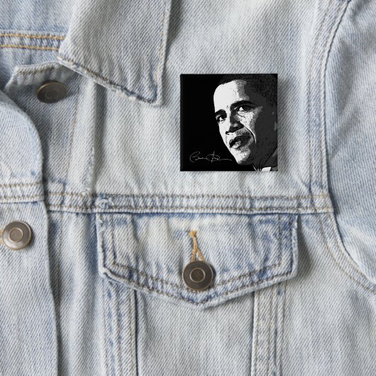 Barack Obama - Knopf Button (Beispiel)