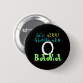 Barack Obama Knopf Button (Vorne & Hinten)