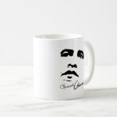 Barack Obama Kopf Kaffeetasse (VorderseiteRechts)
