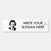 Barack Obama Kopfhörer Autoaufkleber (Vorne)