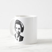 Barack Obama Kopfhörer Kaffeetasse (Vorderseite Links)