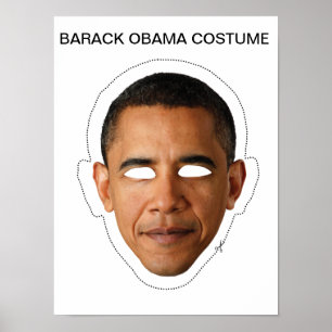 Barack Obama Kostüm Poster
