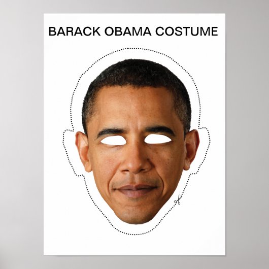 Barack Obama-Kostüm Poster (Vorne)