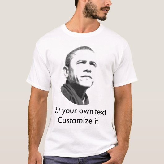 Barack Obama - kundengerecht T-Shirt (Vorderseite)