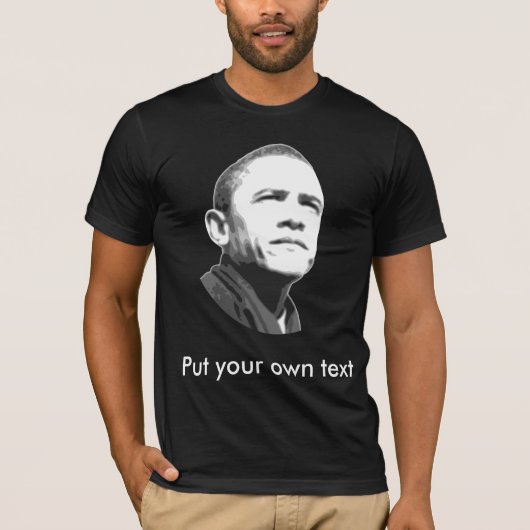 Barack Obama, kundengerecht T-Shirt (Vorderseite)