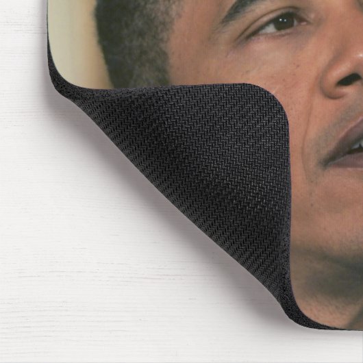 Barack Obama kündigen seine Absicht an, um zu Mousepad (Ecke)